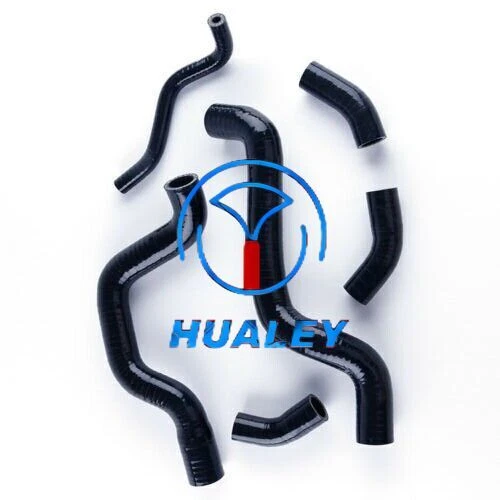 Manguera negra de silicona de carbón para Suzuki SV650S/SV650 K5-K9 2006 2007 2005-2009 Foto 3 de 4