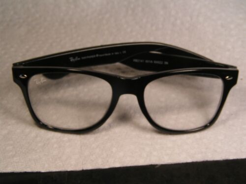 Ray-Ban Wayfarer Glasses - Shiny Black, Clear