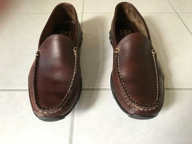 Мужские мокасины для вождения Allen Edmonds Boulder Venetian, коричневые, 9,5 D - Изображение 2 из 4