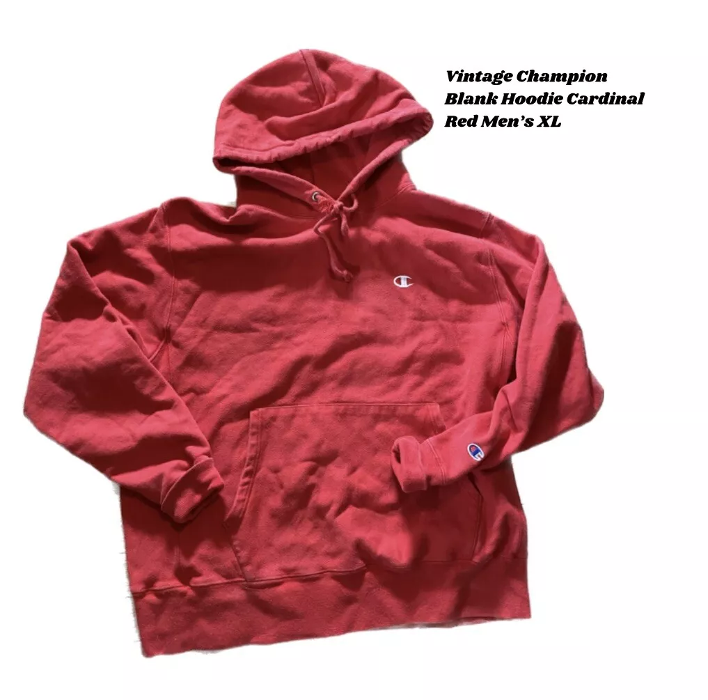 Red champion hotsell hoodie cheap
