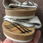 BURBERRY WOOD AND LEATHER  Clogs Size 8 Preowned 100% Authentic — photo 8