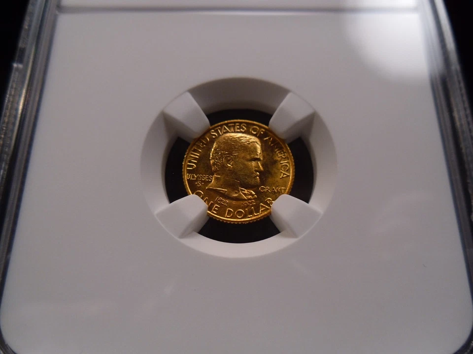 1922 MS66 Grant Gold Commemorative Dollar NGC Certified Gem - Beautiful Coin - Image 2 of 4