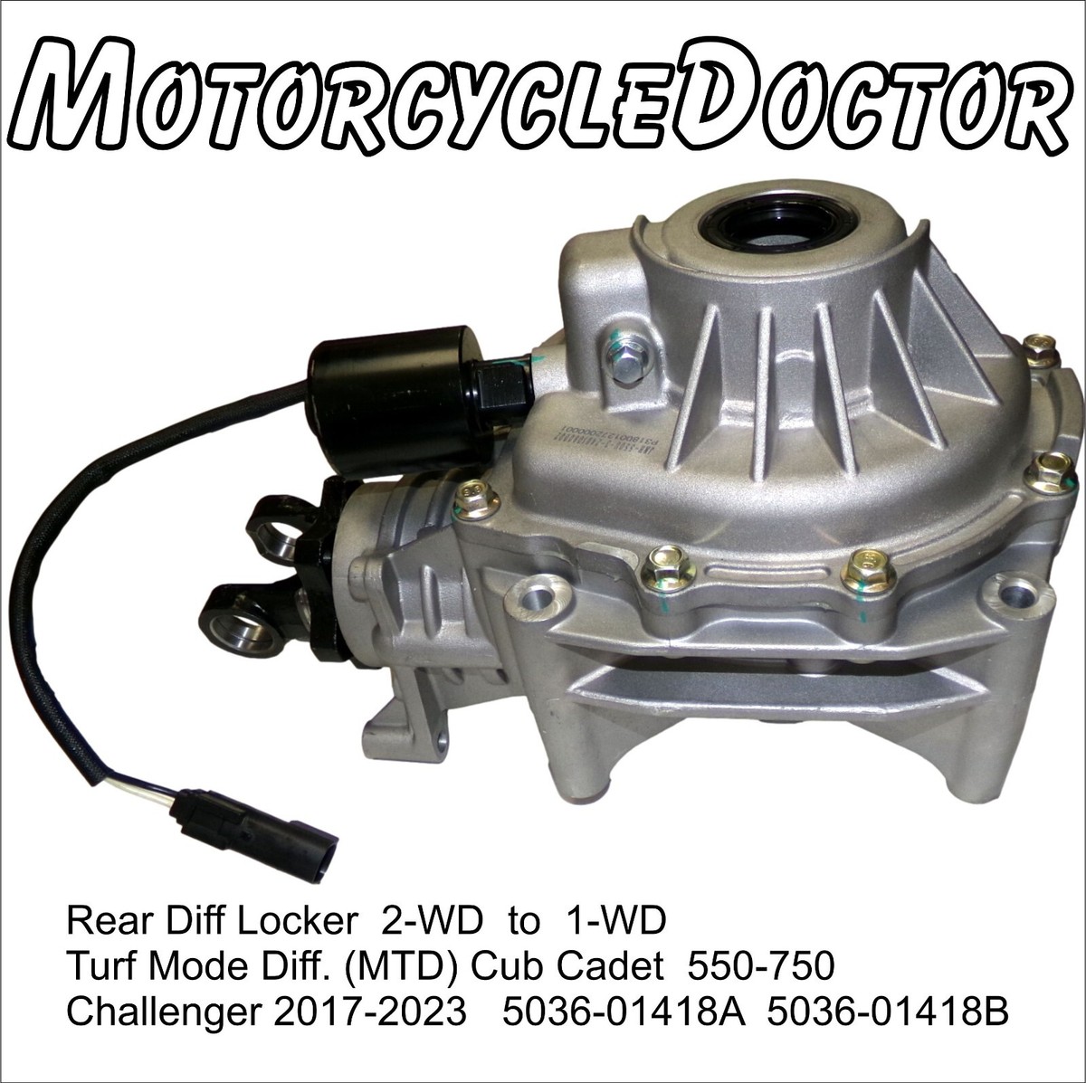 Rear Diff,MTD,Cub Cadet,Locker,UTV,550,750,Challenger,503-01418A