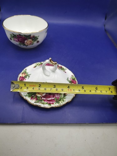 Royal Albert Daulton Old Country Roses Deckel Bonboniere Schmuckschale Schmuck neuwertig - Bild 8 von 17