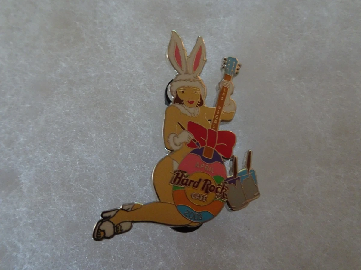 Hard Rock Cafe Pin Las Vegas Calendar Girl 04 of 12 April 2003 | eBay