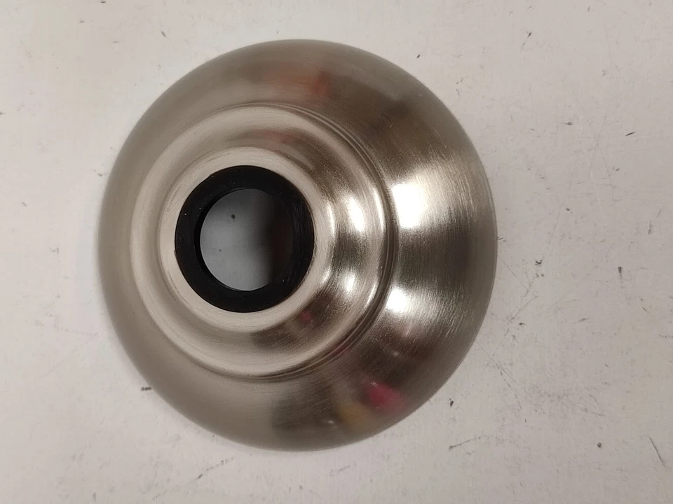 FOR PARTS ONLY-Coupler Cover-Hampton Bay Devron II 52 Brushed Nickel Ceiling Fan - Image 3 of 4