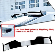 Rear Trunk Spoiler Roof Splitter Wing Kit For BMW X2 U10 2023-2025 Glossy Black