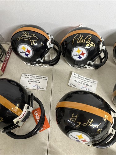 (11) Signed Mini Helmet Steelers Auto Swann, Lloyd, Bettis, Ham, Lambert, Stewar - Picture 4 of 6