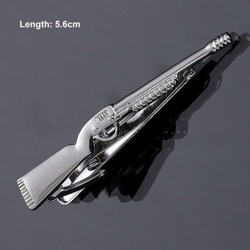 Men's Fashion Silver Gold Tie Necktie Pin Clip Bar Steel Clasp Wedding Jewelry - Picture 43 of 72