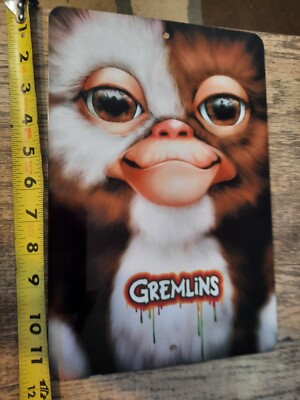 Gizmo Gremlins 8x12 Metal Wall Sign #1