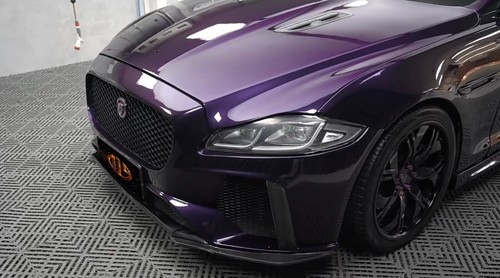 Ultra Gloss PET Liner Metallic Midnight Purple Car Vinyl Wrap Film Air Release - Picture 5 of 19