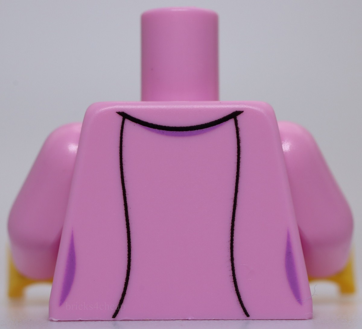 Lego Torso Female Suit Jacket Dark Pink Shirt White Pearl Necklace