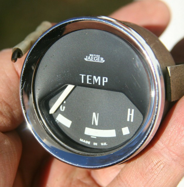 Triumph Spitfire Jaeger Smiths Vintage Water Temperature Gauge BT