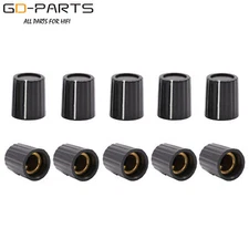 1/4" Marconi Style Plastic Knob For Vintage Guitar AMP Effect Pedal Overdrive*10