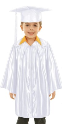 Child White Graduation Cap,Tassel & Gown - Preschool & Kindergarten Sz.S 24 | eBay Child White Graduation Cap,Tassel & Gown - Preschool & Kindergarten Sz.S 24 | eBay