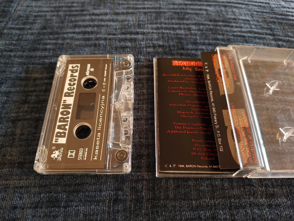 Necrobiosis My Soul cassette MC Armagedon Betrayer Vader Mortal Slaughter Hazael - Image 2 of 4