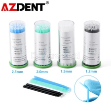 Dental Microbrush Disposable Bendable Applicators Tips Micro Brush Cleaning 