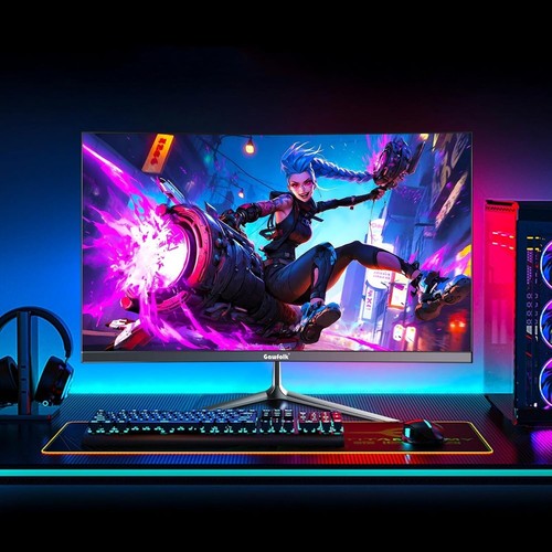 Gawfolk Gaming Monitor 24.5 inch Curved 165Hz/180Hz, PC Screen Full HD 1080P - Picture 6 of 6