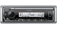 Kenwood KMR-M332BT 1-DIN Marine Digital Media Bluetooth Receiver USB AUX AM/FM