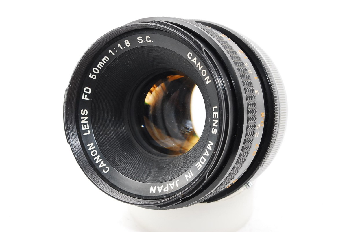 7899) Canon FD 50mm f/1.8 S.C. SC Lens from JAPAN, EXC+!! | eBay