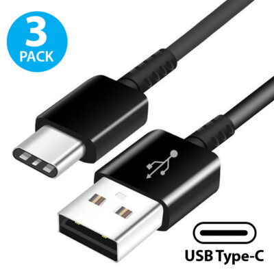 3x For Samsung USB Type C Cable Fast Charging Cord Galaxy S21 S22 S23 A14 A23