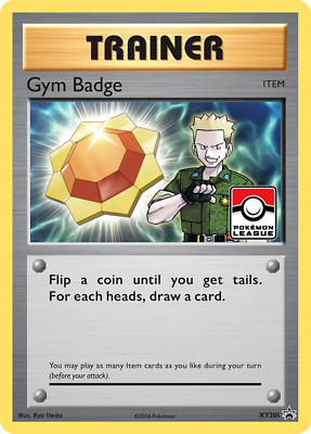 Gym Badge (Lt. Surge) - XY205 Holo - NM Pokemon Card | eBay