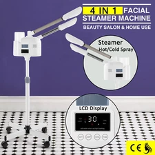 Pro Facial Steamer Hot/Cold Nozzle Ozone Beauty Salon Spa Skin Care Machine