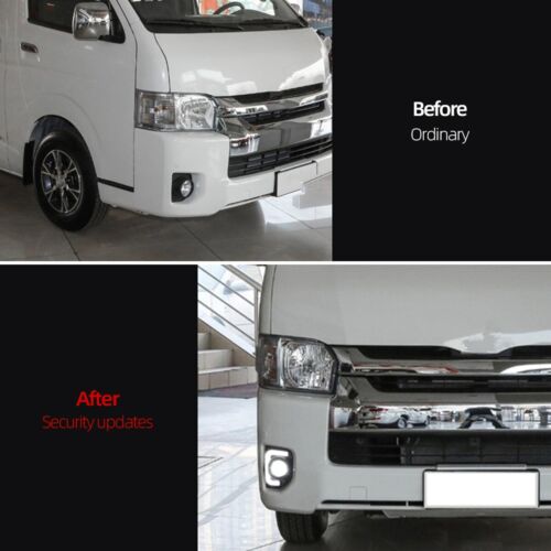 LED DRL Daytime Running Light Fog Light Set W/ Turns For Toyota Hiace 2014-2018 - Bild 3 von 11