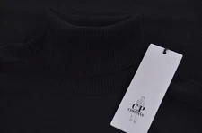 C.P. (CP) Company NWT Merino Wool Turtleneck Sweater Size S 48 in Solid Black