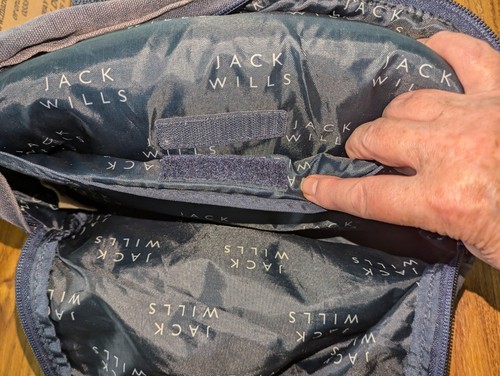 Jack Wills Navy Blue Small Backpack Rucksack 45cm x 38cm - Imagen 7 de 9