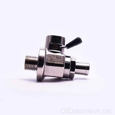 EZ Engine Oil Drain Valve EZ-101(1/2'-20UNF) & Straight Hose End H-001 COMBO