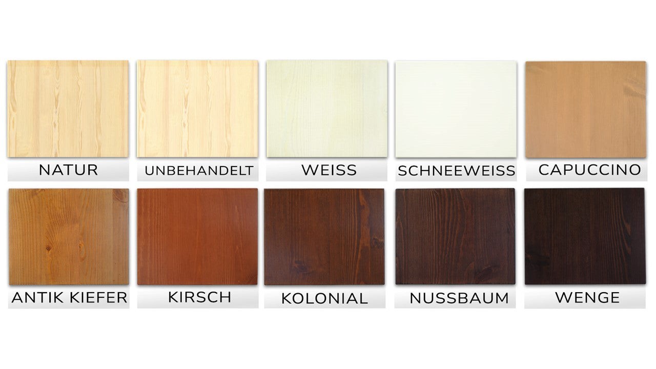 Claudia Garderobe 100 Bio Kiefer Massivholz