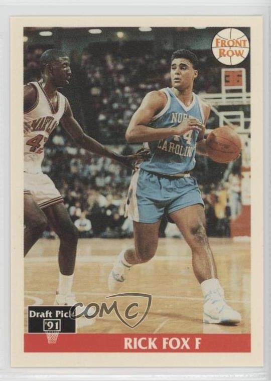 1991-92 Front Row Italian Rick Fox #40 Rookie RC 0s5