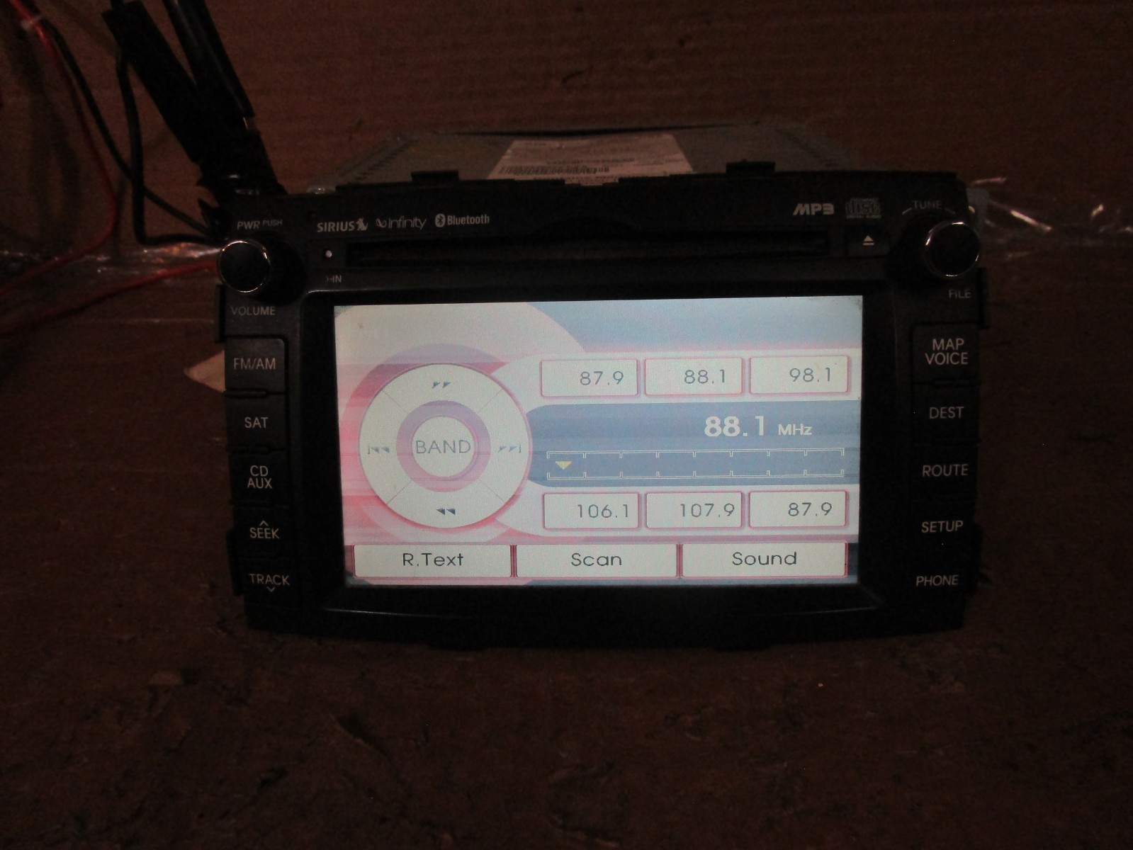 11-13 Kia Sorento Radio Stereo Navigation CD Player Receiver AM FM 965601u000ca