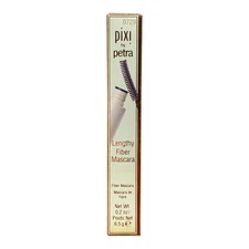 Pixi by Petra Lengthy Fiber Mascara - Fiber Black, 0.2 Oz