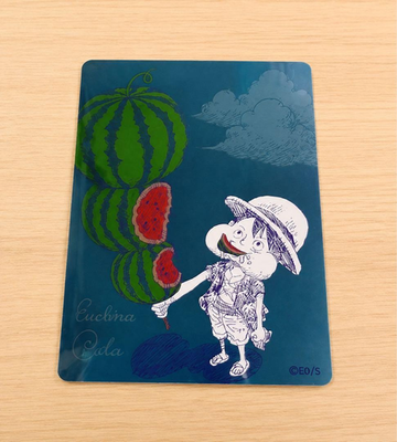One Piece Luffy Natsukomi Card Jump Japan Limited Anime Signed