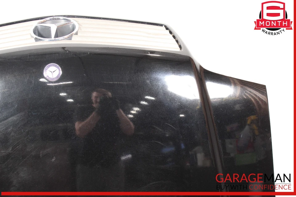 90-02 Mercedes R129 SL500 SL600 capó delantero panel negro OEM Foto 3 de 4