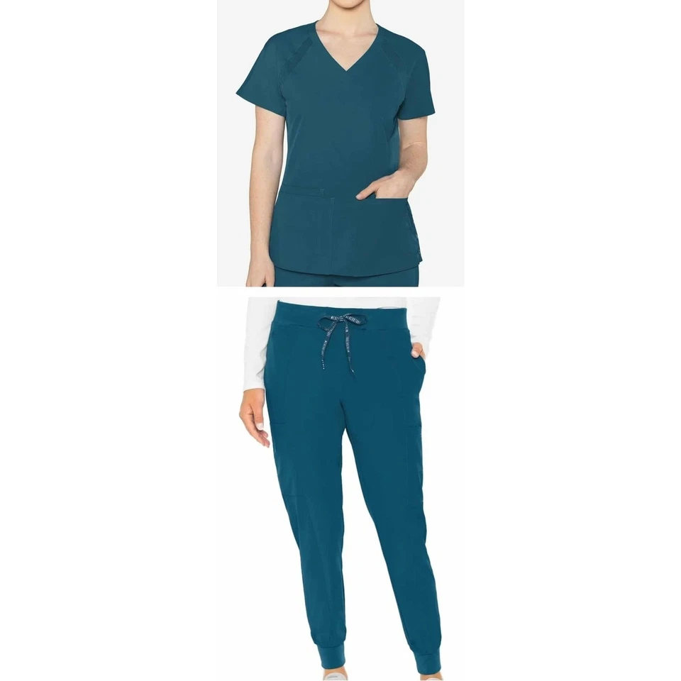 6 Sets Med Couture Grey's Anatomy Cherokee Nurse Srubs Red Blue Wine Med 13PCS - Image 3 of 4