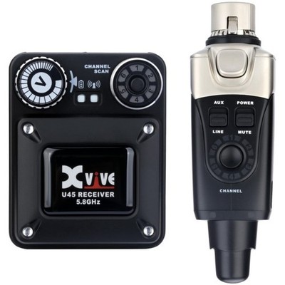 Xvive U45 In Ear Monitoring System 5,8 GHz Wireless Stealth Black | Neu
