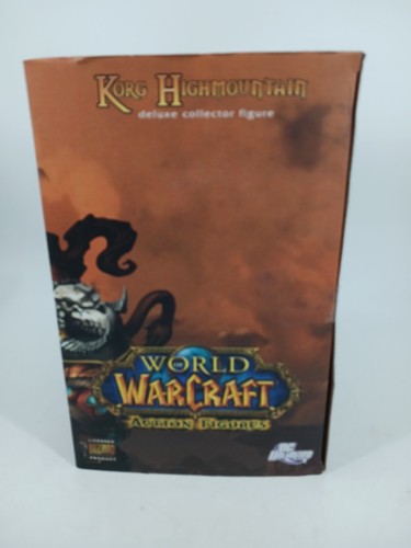 DC Unlimited Blizzard WOW Korg Highmountain Deluxe Collector Figure 2008 SEALED - Picture 2 of 6