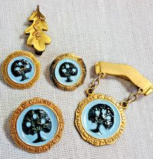 Set 10K 12K Gold 1897 NATIONAL CONGRESS PARENTS & TEACHERS  LGB