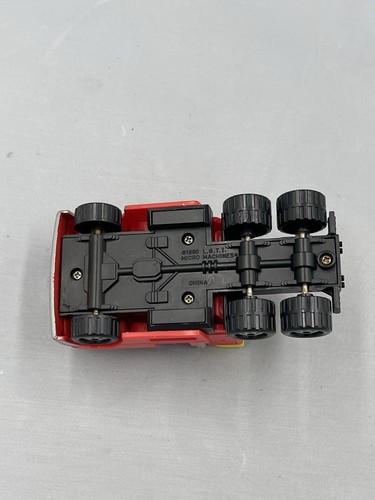 Vintage Micro Machines - 1990 Big Rig Hauler - Super Rare - Semi Truck - Red - Picture 6 of 7