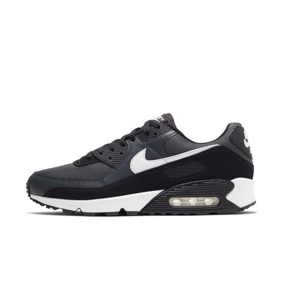 Nike Air Max 90 Herren Sneaker, Iron Grey/White-Dk Smoke Grey-, EU 40.5