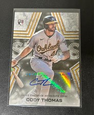 Cody Thomas 2023 Topps Series 2 Baseball Stars RC Auto #BSA-CT Athletics