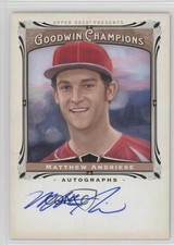 2013 Upper Deck Goodwin Champions Matt Andriese Matthew #A-AN Auto 0af
