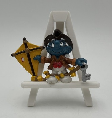 Ben Franklin Smurf PVC Figure 20502 Schleich HK Peyo Schlumpf Schtroumpf History