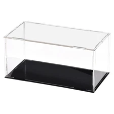7.9x3.9x3.9inch Acrylic Clear Display Case Box Dustproof Showcase Collectibles
