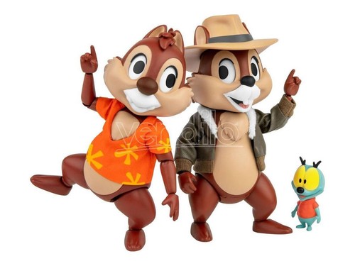 Rescue Rangers Dynamic 8ction Heroes Action Figure Chip & Dale 10cm Beast Kingdo - Foto 1 di 6