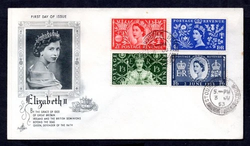 GB - 1953 QE2 Coronation Illustrated First Day Cover