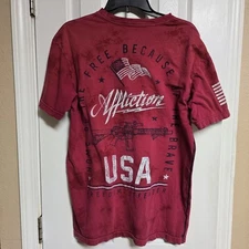 Affliction Freedom Defender Men's Tshirt Large